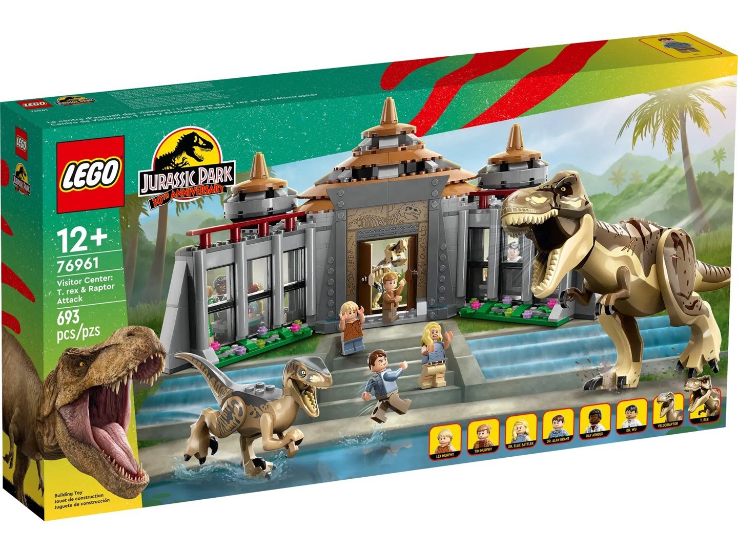 LEGO Jurassic World -vierailijakeskus: T.rex and Raptor Attack 76961