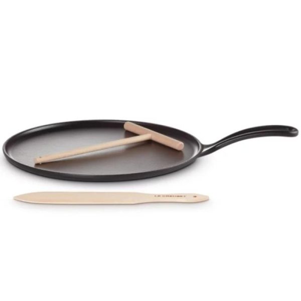 Le Creuset Cast Iron Crepe pann 27cm teras/valu rauast - Image 2