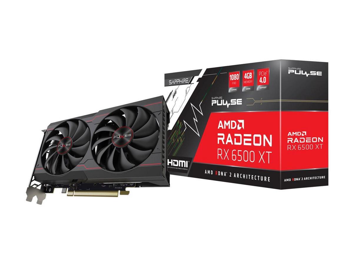 Sapphire PULSE AMD RADEON RX 6500XT 4GB GDDR6