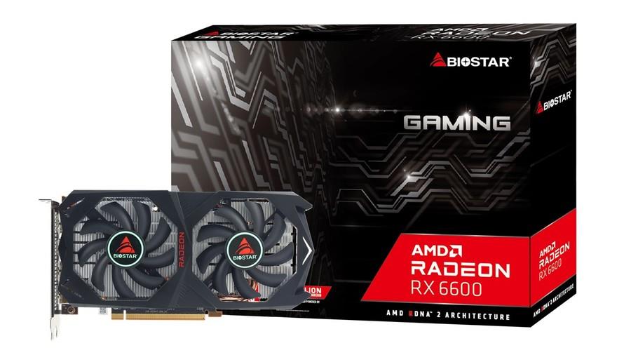 BIOSTAR AMD Radeon RX 6600 8GB GDDR6 (AMD Radeon RX 6600 8GB GDDR6)