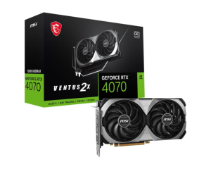 MSI NVIDIA GeForce RTX 4070 Ventus 2X E1 OC 12GB GDDR6