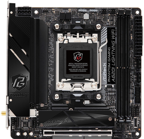 Asrock A620I LIGHTNING WIFI AM5 DDR5 MiniITX