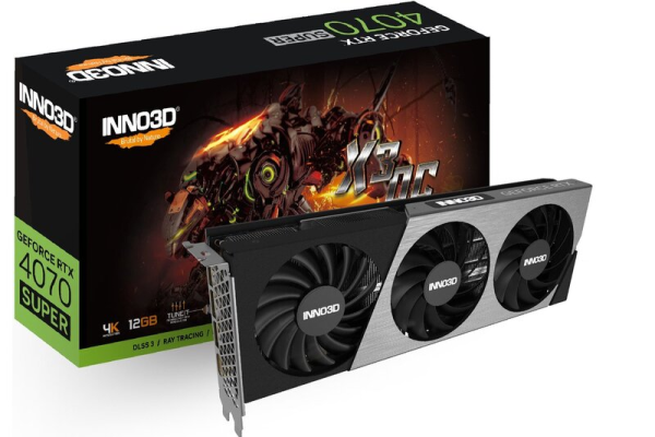 Inno3D NVIDIA GeForce RTX 4070 SUPER X3 OC 12GB GDDR6X