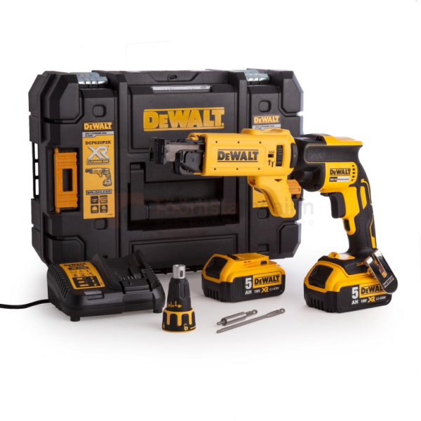 DeWALT DCF620P2K мощный шуруповерт/ударная дрель 18 В 2 x5Ah 4400 об/мин