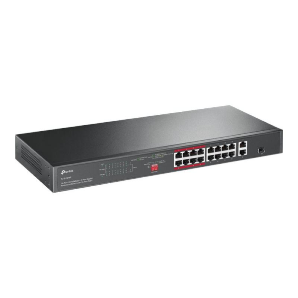 TP-LINK SL1218P Switch 16xFE PoE+ 2xGb 1xSFP