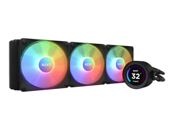 NZXT vee CPU jahutus Kraken Elite 360 RGB LCD - must