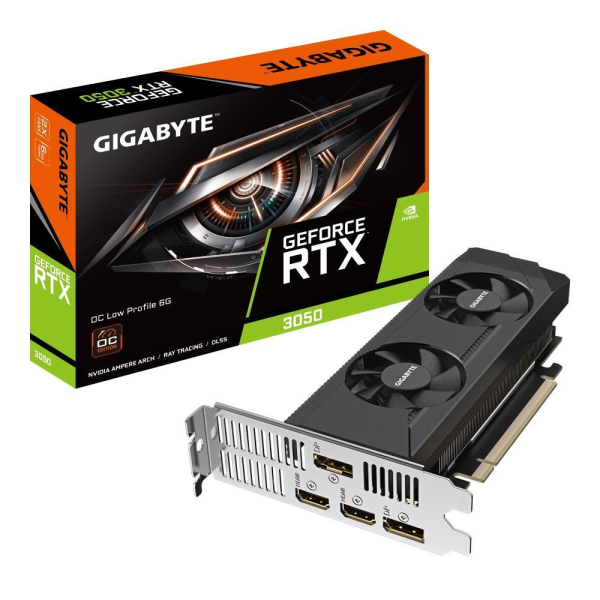 Gigabyte NVIDIA GeForce RTX 3050 OC Low Profile 6GB GDDR6